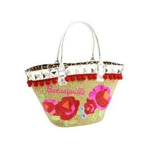 Betseyville La Playa De Betsey Large Tote (Silver) Authentic & New 