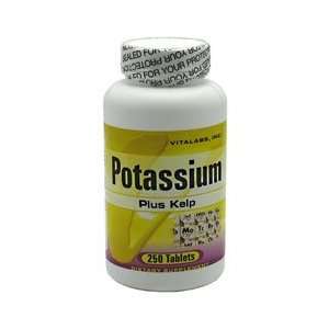    Vitalabs Potassium Plus Kelp   250 ea