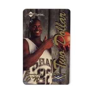   Card Assets Gold $2. Shaquille ONeal (Basketball) 