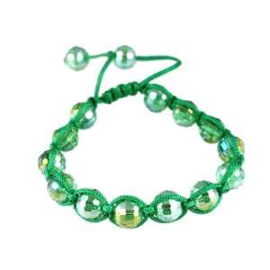   Iridescent Shamballa Style Bracelet Stackable Bracelets Jewelry