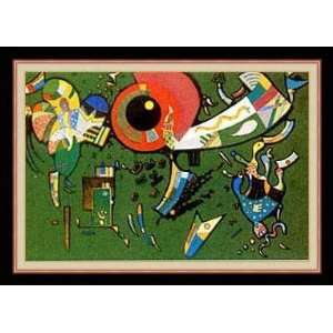  Around the Circle by Wassily Kandinsky   Framed Artwork 