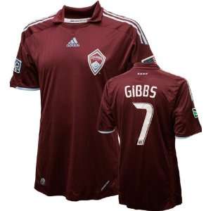 Cory Gibbs Game Used Jersey Colorado Rapids #7 Short Sleeve Home 