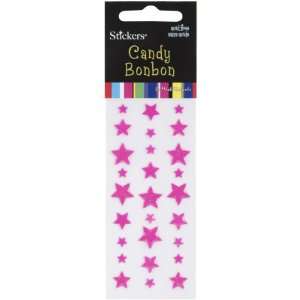  Mark Richards Candy Bonbon Stickers Assorted Stars 27/pkg hot 