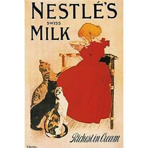    Theophile Alexandre Steinlen   Nestles Swiss Milk