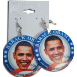  Assorted Barack Obama Earrings