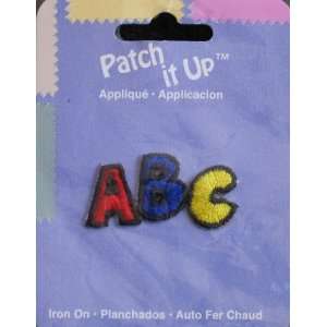  Patch It Up Iron On Appliqué ABC Letters Arts, Crafts & Sewing