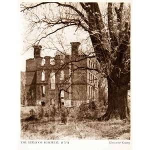   Page Family Gloucester County Virginia Mansion   Original Photogravure