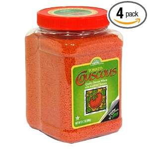 RiceSelect Tomato Couscous, 31.7 Ounce Jars (Pack of 4)  