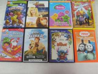 Huge Lot of 140 Kid DVD Movies Thomas the Train Nemo Wiggles Spongebob 