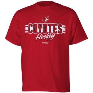  Reebok Phoenix Coyotes Red Allegiance T shirt (Small 