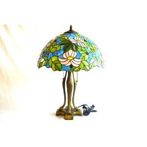 Tiffany Style Table Lamp Lily Pond   Now 