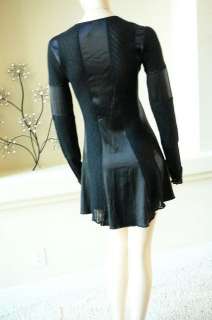 AUTHENTIC EXQUISITE CHANEL LONGSLEEVE DRESS WITH CHANEL CC LOGO 38 SM 
