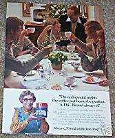 1978 Maxwell House A.D.C. coffee   CORA   Vintage AD  