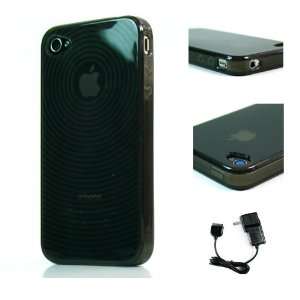 Black Target Design Flex Case for Apple Apple iPhone 4S and iPhone 4th 