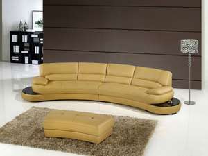 3pc Modern Sectional Leather Sofa Set #AM L230 CA  