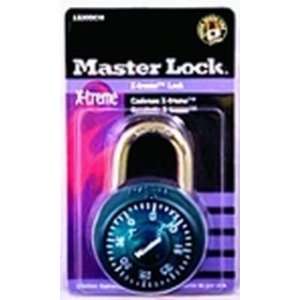   Lock Master Combo Lock Metallic Ser (4 Pack)