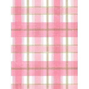  Wooden Plaid Pink Wallpaper in Crazy About Kids