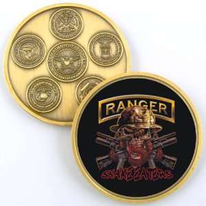 ARMY RANGERS SNAKE EATERS PHOTO CHALLENGE COIN YP434