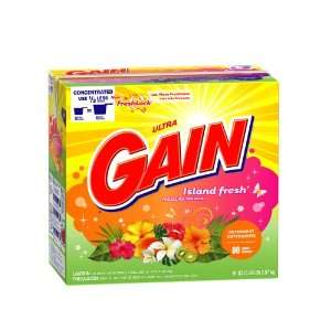  Gain Island Fresh Scent Powder Detergent 80 Loads, 91 