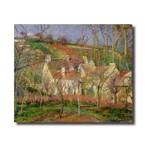  The Red Roofs Or Corner Of A Village Winter 1877 Giclee 