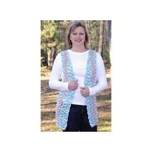  Bahama Vest Crochet Yarn Kit   Medium Arts, Crafts 