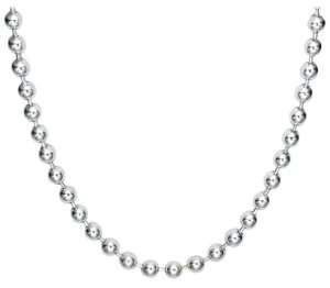  Sterling Silver Bead Necklace By Zina, 17 Jewelry