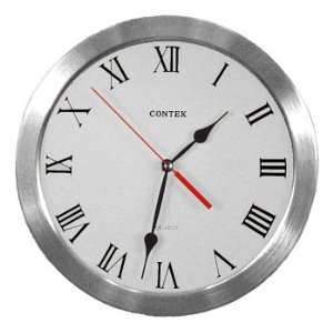  Contek 12 Stainless Steel Wall Clock   Silvertone