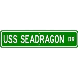  USS SEADRAGON SSN 584 Street Sign   Navy Sports 