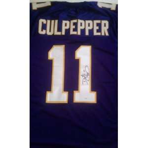 Daunte Culpepper Signed Minnesota Vikings Jersey 