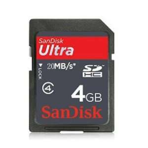  Sandisk 4gb Sdhc Memory Card Ultra Class 4 Sd Card 20mb/s 