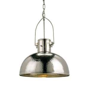 Currey and Company 9696 Syllabus 1 Light Pendant in Nickel 