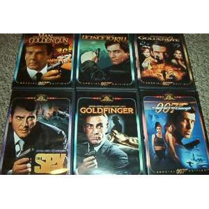  Six James Bond DVDs 