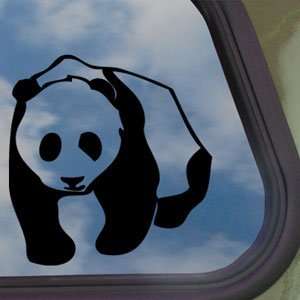  Panda Bear Cute Large Car Black Decal Truck Window Sticker 