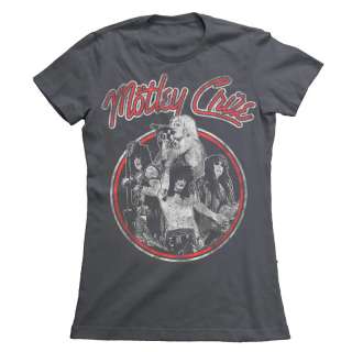 Motley Crue Vintage Tour Ladies Women T shirt Jr Sizes  