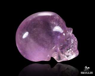 Amethyst Carved Crystal Skull, Healing, Quartz  