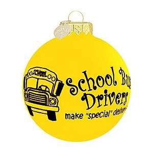  School Bus Drivers Make Special Deliveries Ornament