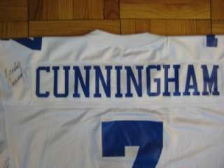 2000 Authentic Cowboys Randall Cunningham jersey SIGNED PRO Line 