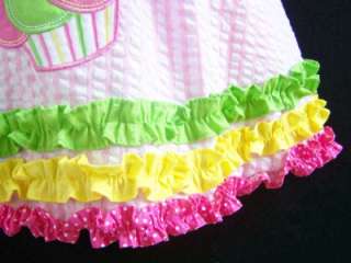 NEW Girls PINK CUPCAKE RUFFLE Size 5 Dress Clothes NWT  Birthday 