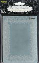 Darice Doily lace frame embossing folder 1217 48 cuttlebug sizzix 