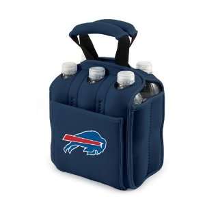  Buffalo Bills Insulated Neoprene Six Pack Beverage Carrier 