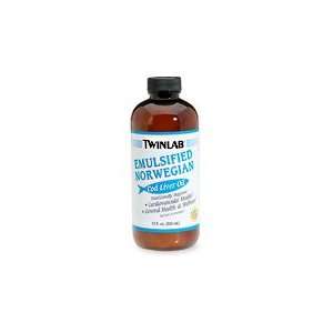  Emulsified Norwegian Cod Liver Oil Orange Flavor   12 oz 