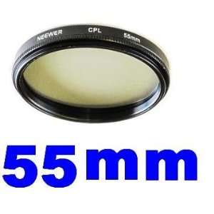 NEEWER® 55MM Circular Polarizing Filter (CPL) for Kodak, Nikon, Canon 