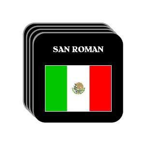  Mexico   SAN ROMAN Set of 4 Mini Mousepad Coasters 