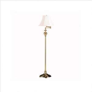  Swing Arm Floor Lamp 1Lt Porta FLOORLAMP Tuscan Gold
