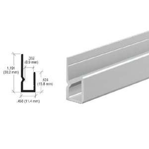   Indented Back Aluminum 1/4 J Channel   12 Ft Long