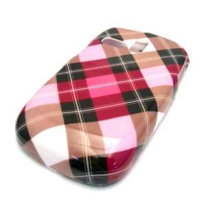  Samsung R355c Pink Brown Plaid Design Hard Case Cover Skin 