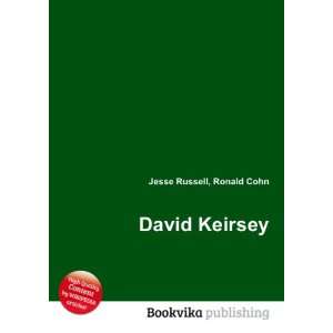  David Keirsey Ronald Cohn Jesse Russell Books