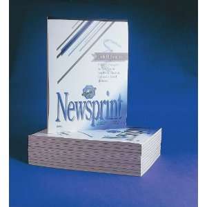  Jack Richeson 18 Inch by 24 Inch Newsprint Paper Pad, 50 