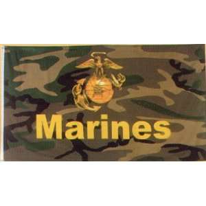  3 x 5 Camouflage Marines Flag Patio, Lawn & Garden