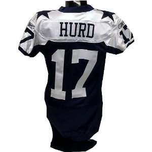 Sam Hurd #17 Cowboys Game Issued Navy Throwback Jersey (Tagged 2007 